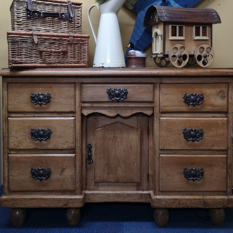 Antique Pine Dresser Base